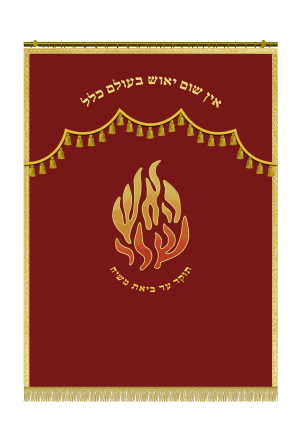 פרוכת דגם האש שלי